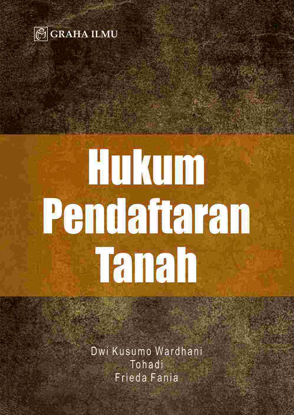 Hukum Pendaftaran Tanah